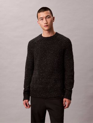 Sweter męski na zimę casual Calvin Klein Jeans ze sklepu: Gomez Fashion Store w kategorii: Swetry męskie - zdjęcie 874714-BD9-10338_CJ255M000066C64