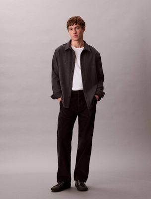 Spodnie męskie jesienne Calvin Klein Jeans ze sklepu: Gomez Fashion Store w kategorii: Spodnie męskie - zdjęcie 874714-BD9-10338_CJ255M000070C64