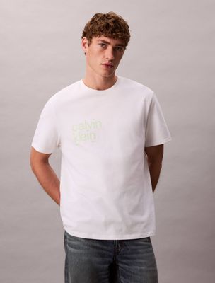 T-shirt męski młodzieżowy Calvin Klein Jeans ze sklepu: Gomez Fashion Store w kategorii: T-shirty męskie - zdjęcie 874714-BD9-10338_CJ255M000072210