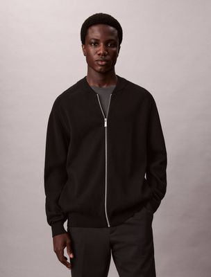 Calvin Klein - Sweter męski casualowy ze sklepu: Gomez Fashion Store w kategorii: Swetry męskie - zdjęcie 874714-BD9-10338_CK255M000157544