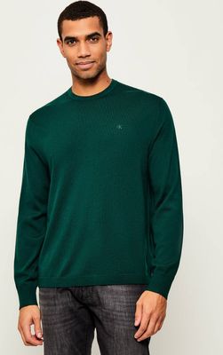 Sweter męski zimowy casualowy Calvin Klein ze sklepu: Gomez Fashion Store w kategorii: Swetry męskie - zdjęcie 874714-BD9-10338_CK255M000158E46