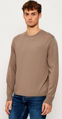 Sweter męski casual Calvin Klein ze sklepu: Gomez Fashion Store w kategorii: Swetry męskie - zdjęcie 874714-BD9-10338_CK255M000158E47