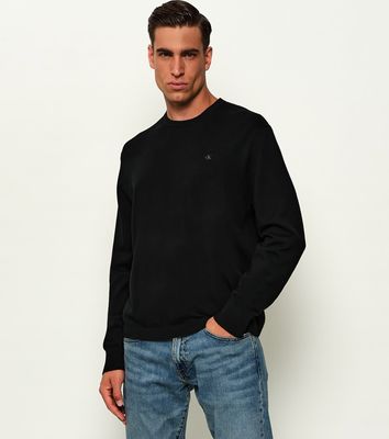 Sweter męski casual Calvin Klein ze sklepu: Gomez Fashion Store w kategorii: Swetry męskie - zdjęcie 874714-BD9-10338_CK255M000158544
