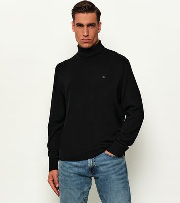 Sweter męski na zimę casual Calvin Klein ze sklepu: Gomez Fashion Store w kategorii: Swetry męskie - zdjęcie 874714-BD9-10338_CK255M000162544