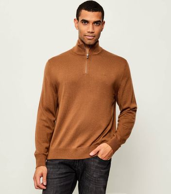 Sweter męski casual Calvin Klein ze sklepu: Gomez Fashion Store w kategorii: Swetry męskie - zdjęcie 874714-BD9-10338_CK255M000163E11