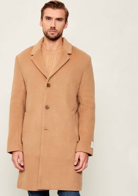 Płaszcz męski elegancki jesienny Calvin Klein ze sklepu: Gomez Fashion Store w kategorii: Płaszcze męskie - zdjęcie 874714-BD9-10338_CK255M000165E51