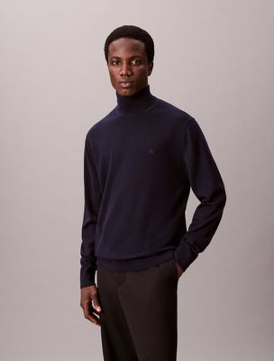 Sweter męski na zimę Calvin Klein ze sklepu: Gomez Fashion Store w kategorii: Swetry męskie - zdjęcie 874714-BD9-10338_CK255M000166227
