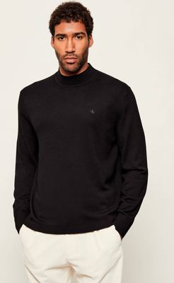 Sweter męski casual Calvin Klein ze sklepu: Gomez Fashion Store w kategorii: Swetry męskie - zdjęcie 874714-BD9-10338_CK255M000166544