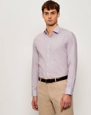 Koszula męska z klasycznym kołnierzykiem Calvin Klein ze sklepu: Gomez Fashion Store w kategorii: Koszule męskie - zdjęcie 874714-BD9-10338_CK255M000184E71