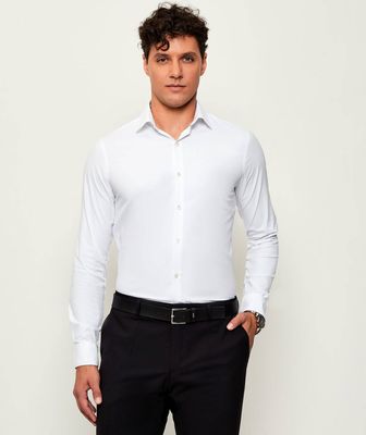 Koszula męska na wiosnę Calvin Klein ze sklepu: Gomez Fashion Store w kategorii: Koszule męskie - zdjęcie 874714-BD9-10338_CK255M000187E77