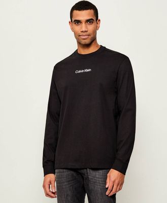 Calvin Klein - T-shirt męski młodzieżowy casualowy ze sklepu: Gomez Fashion Store w kategorii: T-shirty męskie - zdjęcie 874714-BD9-10338_CK255M000197544
