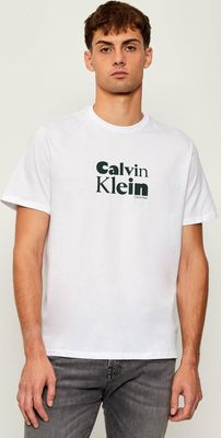 T-shirt męski na wiosnę Calvin Klein ze sklepu: Gomez Fashion Store w kategorii: T-shirty męskie - zdjęcie 874714-BD9-10338_CK255M000207C88