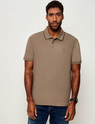 Calvin Klein - T-shirt męski casualowy ze sklepu: Gomez Fashion Store w kategorii: T-shirty męskie - zdjęcie 874714-BD9-10338_CK255M000214E47