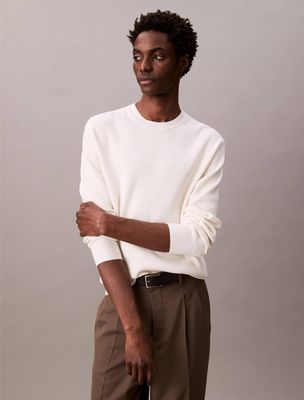 Sweter męski na wiosnę Calvin Klein ze sklepu: Gomez Fashion Store w kategorii: Swetry męskie - zdjęcie 874714-BD9-10338_CK255M000216C91
