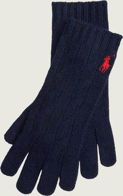 Rękawiczki Polo Ralph Lauren ze sklepu: Gomez Fashion Store w kategorii: Rękawiczki damskie - zdjęcie 874714-BD9-10338_PR255W000008JB9