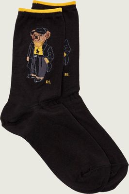 Skarpetki damskie z nadrukami casualowe Polo Ralph Lauren ze sklepu: Gomez Fashion Store w kategorii: Skarpetki damskie - zdjęcie 874714-BD9-10338_PR255W000009B90