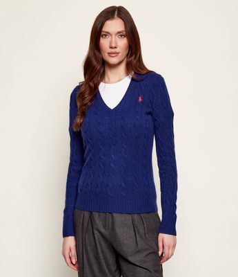 Sweter damski na zimę Polo Ralph Lauren ze sklepu: Gomez Fashion Store w kategorii: Swetry damskie - zdjęcie 874714-BD9-10338_PR255W00003790N