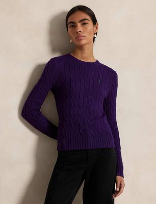 Polo Ralph Lauren - Sweter damski casual na zimę ze sklepu: Gomez Fashion Store w kategorii: Swetry damskie - zdjęcie 874714-BD9-10338_PR255W00003993N