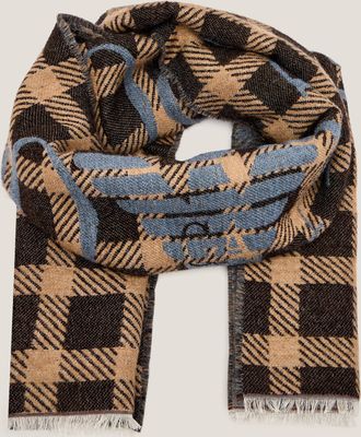 Szalik Emporio Armani ze sklepu: Gomez Fashion Store w kategorii: Szaliki męskie - zdjęcie 874714-BD9-10338_EA255M000006R89