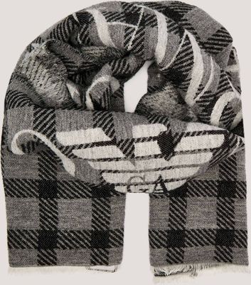 Szalik Emporio Armani ze sklepu: Gomez Fashion Store w kategorii: Szaliki męskie - zdjęcie 874714-BD9-10338_EA255M000006R90