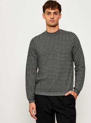 Sweter męski casual Emporio Armani ze sklepu: Gomez Fashion Store w kategorii: Swetry męskie - zdjęcie 874714-BD9-10338_EA255M000027R78