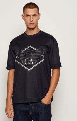 Emporio Armani - T-shirt męski młodzieżowy ze sklepu: Gomez Fashion Store w kategorii: T-shirty męskie - zdjęcie 874714-BD9-10338_EA255M000030M14