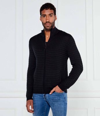 Sweter męski casualowy Emporio Armani ze sklepu: Gomez Fashion Store w kategorii: Swetry męskie - zdjęcie 874714-BD9-10338_EA255M000049M13