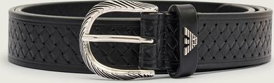 Pasek Emporio Armani ze sklepu: Gomez Fashion Store w kategorii: Paski męskie - zdjęcie 874714-BD9-10338_EA255M000068M13