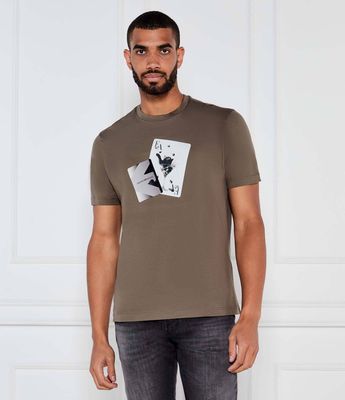 T-shirt męski wiosenny Emporio Armani ze sklepu: Gomez Fashion Store w kategorii: T-shirty męskie - zdjęcie 874714-BD9-10338_EA255M000082S13