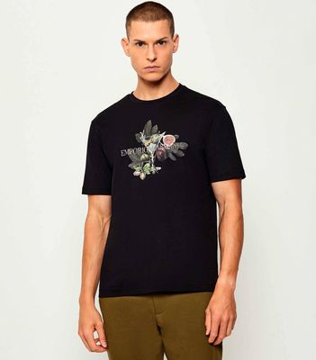 T-shirt męski na wiosnę Emporio Armani ze sklepu: Gomez Fashion Store w kategorii: T-shirty męskie - zdjęcie 874714-BD9-10338_EA255M000084M13
