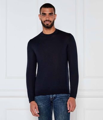 Emporio Armani - Sweter męski casual ze sklepu: Gomez Fashion Store w kategorii: Swetry męskie - zdjęcie 874714-BD9-10338_EA255M000086M14
