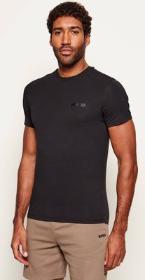 T-shirt męski bez wzorów Guess Underwear ze sklepu: Gomez Fashion Store w kategorii: T-shirty męskie - zdjęcie 874714-BD9-10338_GB255M000012046