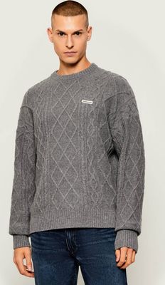 Sweter męski casualowy Guess Jeans ze sklepu: Gomez Fashion Store w kategorii: Swetry męskie - zdjęcie 874714-BD9-10338_GE255M000009Q87