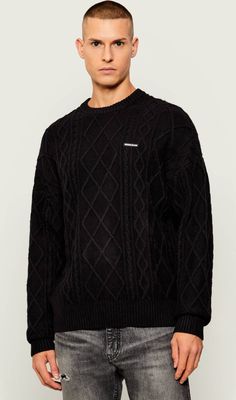 Sweter męski Guess Jeans ze sklepu: Gomez Fashion Store w kategorii: Swetry męskie - zdjęcie 874714-BD9-10338_GE255M000009058