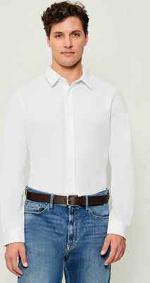 Koszula męska z klasycznym kołnierzykiem Guess ze sklepu: Gomez Fashion Store w kategorii: Koszule męskie - zdjęcie 874714-BD9-10338_GJ255M000007F11