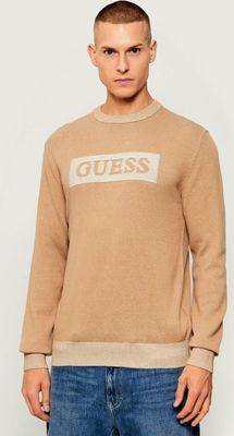Guess - Sweter męski młodzieżowy ze sklepu: Gomez Fashion Store w kategorii: Swetry męskie - zdjęcie 874714-BD9-10338_GJ255M000037U01