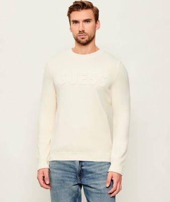 Sweter męski casual Guess ze sklepu: Gomez Fashion Store w kategorii: Swetry męskie - zdjęcie 874714-BD9-10338_GJ255M000039O56