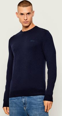 Guess - Sweter męski casual ze sklepu: Gomez Fashion Store w kategorii: Swetry męskie - zdjęcie 874714-BD9-10338_GJ255M000046B07