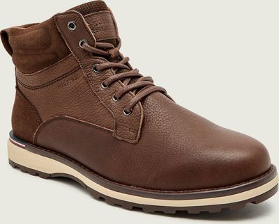 Buty zimowe męskie na zimę Tommy Hilfiger ze sklepu: Gomez Fashion Store w kategorii: Buty zimowe męskie - zdjęcie 874714-BD9-10338_TH255M000147O15