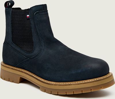 Buty zimowe męskie na jesień Tommy Hilfiger ze sklepu: Gomez Fashion Store w kategorii: Buty zimowe męskie - zdjęcie 874714-BD9-10338_TH255M000160F23