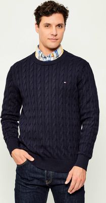 Tommy Hilfiger - Sweter męski zimowy ze sklepu: Gomez Fashion Store w kategorii: Swetry męskie - zdjęcie 874714-BD9-10338_TH255M000178F23