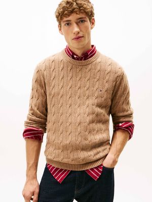 Tommy Hilfiger - Sweter męski zimowy ze sklepu: Gomez Fashion Store w kategorii: Swetry męskie - zdjęcie 874714-BD9-10338_TH255M000188P68