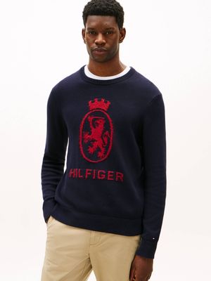 Sweter męski młodzieżowy Tommy Hilfiger ze sklepu: Gomez Fashion Store w kategorii: Swetry męskie - zdjęcie 874714-BD9-10338_TH255M000189F23