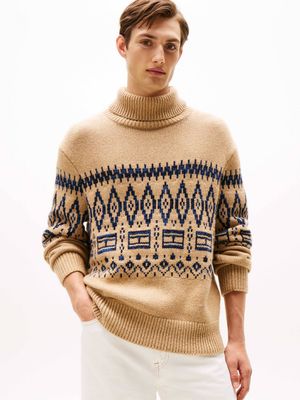 Sweter męski zimowy Tommy Hilfiger ze sklepu: Gomez Fashion Store w kategorii: Swetry męskie - zdjęcie 874714-BD9-10338_TH255M000190P69