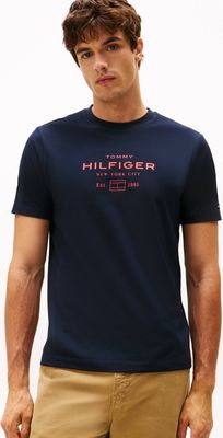 T-shirt męski na wiosnę Tommy Hilfiger ze sklepu: Gomez Fashion Store w kategorii: T-shirty męskie - zdjęcie 874714-BD9-10338_TH255M000213F23