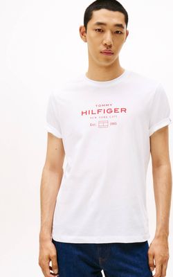 T-shirt męski wiosenny Tommy Hilfiger ze sklepu: Gomez Fashion Store w kategorii: T-shirty męskie - zdjęcie 874714-BD9-10338_TH255M000213D96
