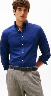Koszula męska z kołnierzykiem button down Tommy Hilfiger ze sklepu: Gomez Fashion Store w kategorii: Koszule męskie - zdjęcie 874714-BD9-10338_TH255M000217O35