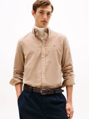 Tommy Hilfiger - Koszula męska z kołnierzykiem button down ze sklepu: Gomez Fashion Store w kategorii: Koszule męskie - zdjęcie 874714-BD9-10338_TH255M000219P36