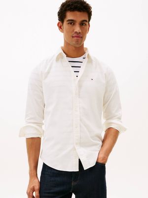 Koszula męska na wiosnę casual Tommy Hilfiger ze sklepu: Gomez Fashion Store w kategorii: Koszule męskie - zdjęcie 874714-BD9-10338_TH255M000219Z21