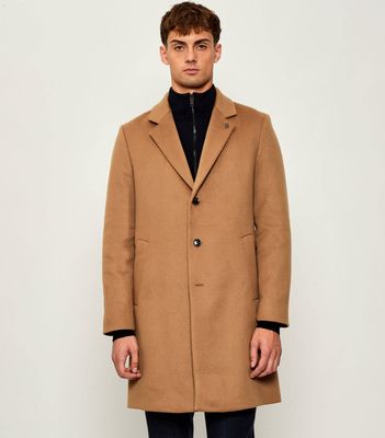 Płaszcz męski jesienny Tommy Hilfiger ze sklepu: Gomez Fashion Store w kategorii: Płaszcze męskie - zdjęcie 874714-BD9-10338_TH255M000261O33